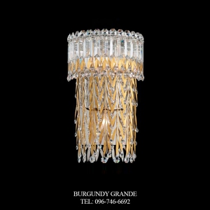 Triandra LR1002N, Luxury Crystal Wall Lamp from Schonbek, America
