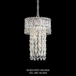 Triandra LR1008, Luxury Crystal Hanging Lamp from Schonbek, America